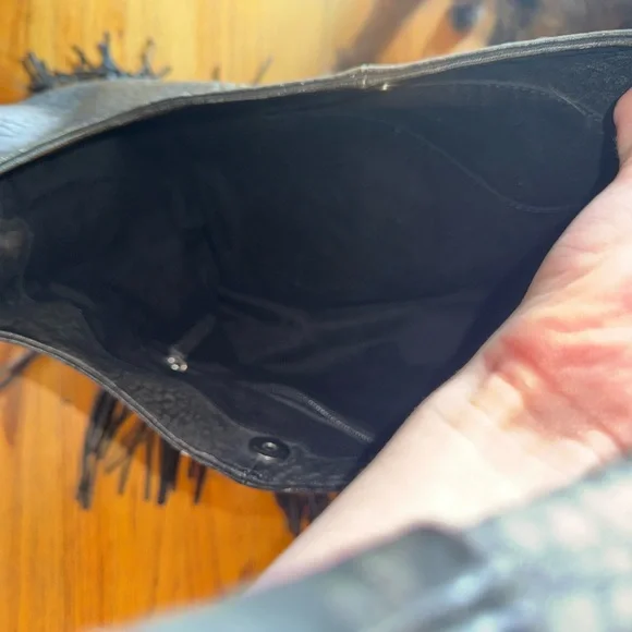 Free people pleather hobo fringe bag - Picture 8 of 8